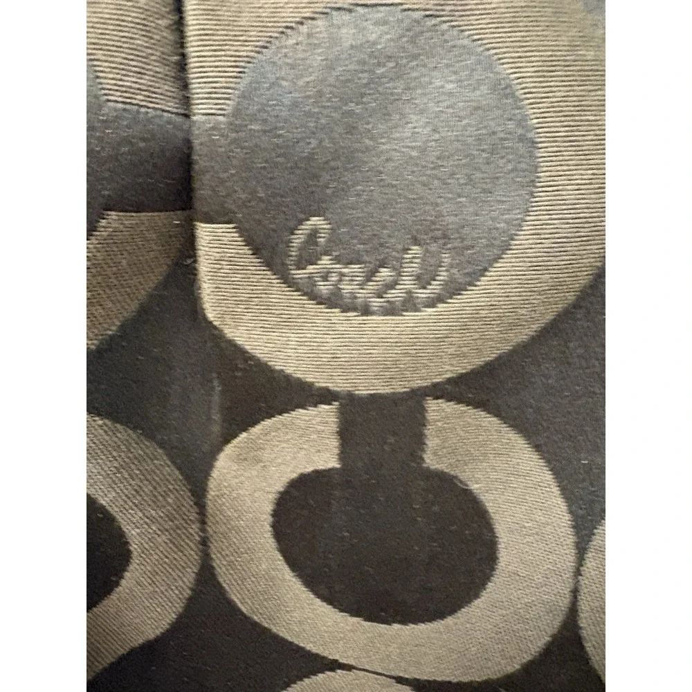 Coach Madison Sabrina Satchel Chocolate Brown Op Art Signature Shoulder Bag
